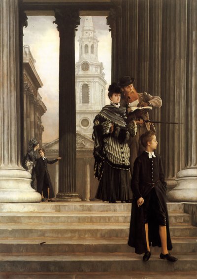 Návštěvníci Londýna od James Jacques Joseph Tissot