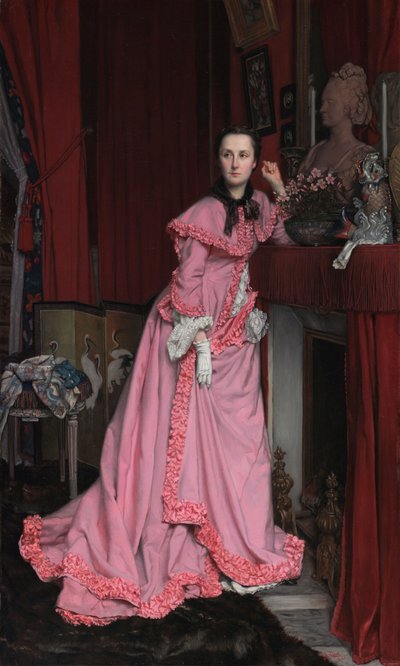 Portrét markýzy de Miramon, rozené Thérèse Feuillantové od James Tissot