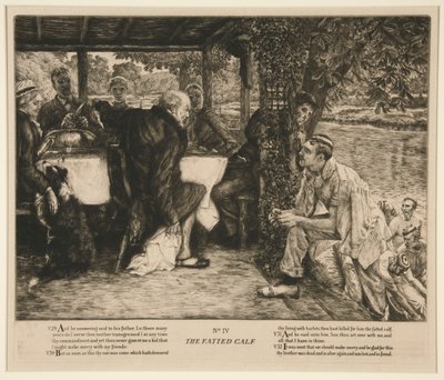 Vykrmené tele od James Tissot