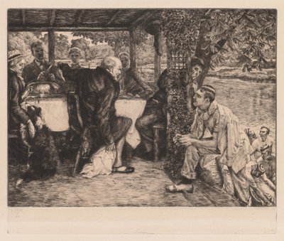 Marnotratný syn: Vykrmené tele od James Tissot