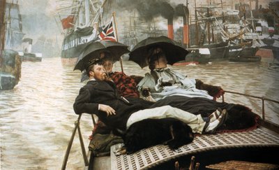 Temže od James Tissot