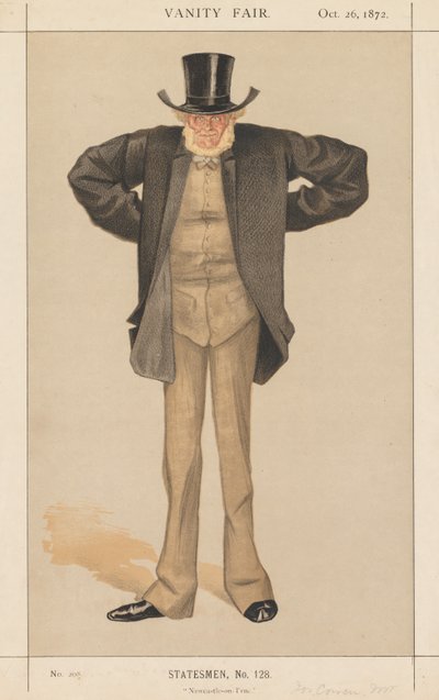 Vanity Fair: Statesman, č. 128 "Newcastle-on-Tyne" od James Tissot