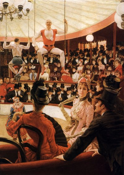 Pařížské ženy: Milovnice cirkusu od James Tissot