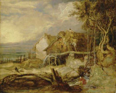 An Overshot Mill, c.1802-07 (olej na panelu) od James Ward