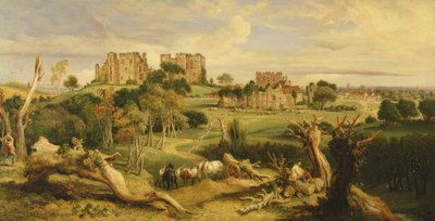 Hrad Kenilworth, Warwickshire od James Ward