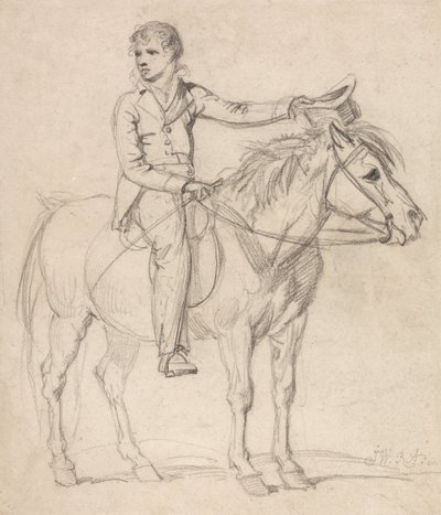 Lord Stanhope (pozdější hrabě z Chesterfieldu) jako chlapec na poníkovi od James Ward