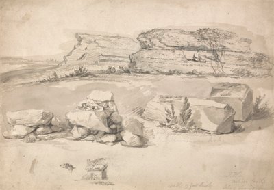 Zřícenina hradu Richbro, Isle of Thanet od James Ward