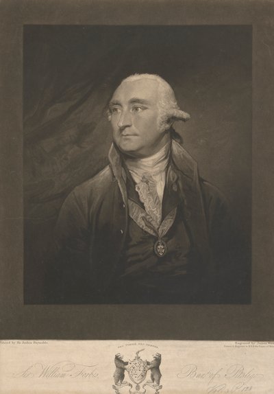 Sir William Forbes, 6. baronet Monymusk a Pitsligo od James Ward