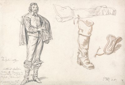 Studie podle portrétu Arthura Goodwina od Anthonyho van Dycka od James Ward