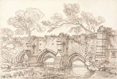The Old Double Bridge, Bury St. Edmunds od James Ward