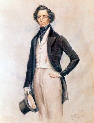 Portrét Felixe Mendelssohna Bartholdyho (Hamburg od James Warren (after) Childe