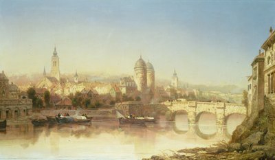 Pohled na Heidelberg, 1873 od James Webb