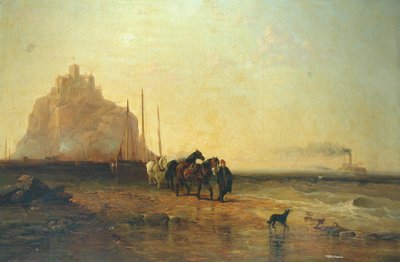 Večer u St Michaels Mount, 1855 od James Webb