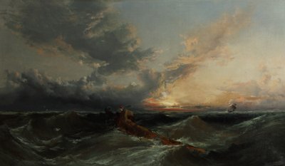 The Signal, cca 1860 (olej na plátně) od James Webb