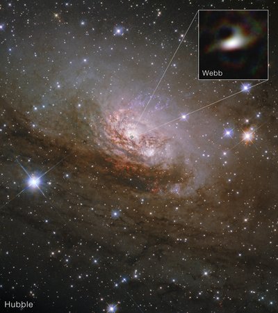 Galaxie Circinus (Hubble a Webb) od James Webb Space Telescope (NASA)
