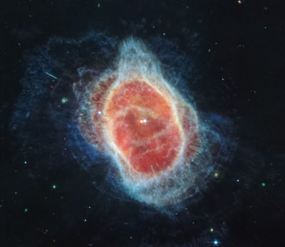 Jižní prstencová mlhovina (obrázek MIRI) od James Webb Space Telescope (NASA)
