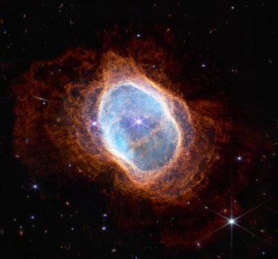 Jižní prstencová mlhovina (obrázek NIRCam) od James Webb Space Telescope (NASA)