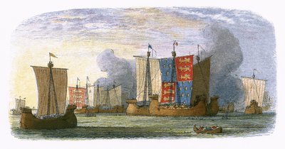 Bitva u Sluys od James William Edmund Doyle