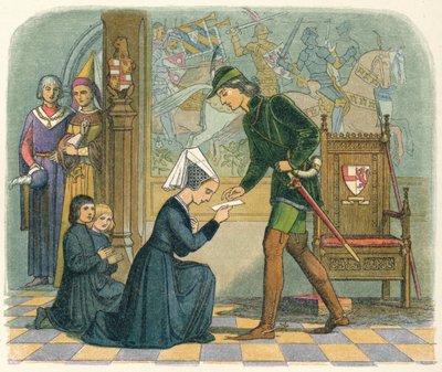 Edward IV a Lady Elizabeth Grey, 1464 1864 od James William Edmund Doyle