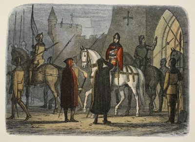 Jindřich V. pochoduje proti Lollardům, od A Chronicle of England BC 55 do AD 1485, pub. Londýn, 1863 od James William Edmund Doyle