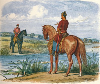 Henry a Stephen jednají přes Temži, 1153 1864 od James William Edmund Doyle