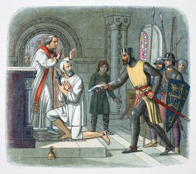 Hubert de Burgh převzat ze svatyně v Boisars, Francie, 1232 1864 od James William Edmund Doyle