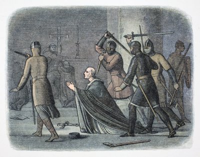 Vražda Thomase Becketa, Canterburská katedrála, Kent, 1170 1864. od James William Edmund Doyle