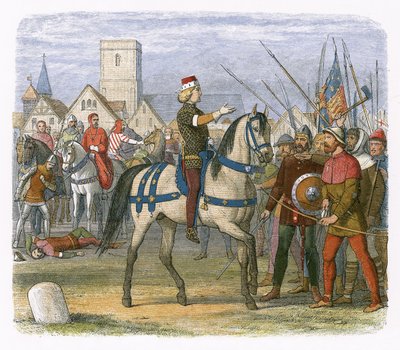 Richard převezme velení rebelů v rolnickém povstání od James William Edmund Doyle