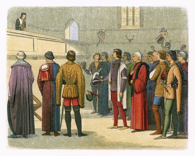 Richard vyzval k převzetí koruny od James William Edmund Doyle