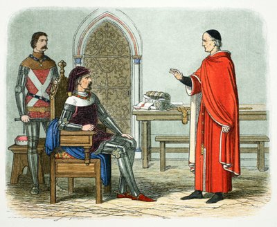 Sir William Gascoigne odmítá odsoudit preláta nebo vrstevníka, 1405 1864 od James William Edmund Doyle