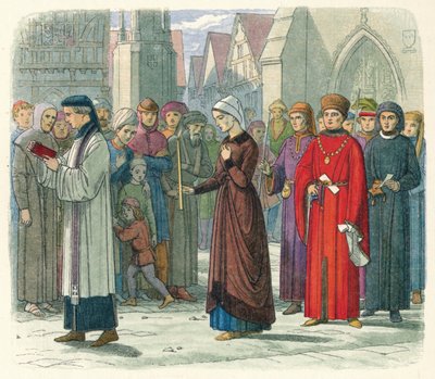 Vévodkyně z Gloucesteru činí pokání, 1441 1864 od James William Edmund Doyle