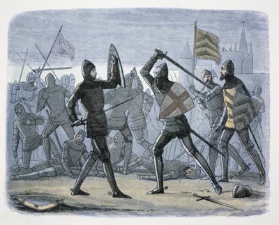 Obléhání Calais, Francie, 1346-1347 1864 od James William Edmund Doyle