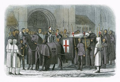 Do katedrály svatého Pavla přivezeno tělo krále Richarda II od James William Edmund Doyle