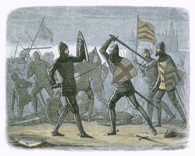 Reliéf Calais od James William Edmund Doyle