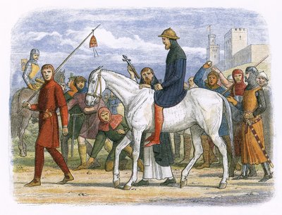 Tomáš, hrabě z Lancasteru, vedený na popravu od James William Edmund Doyle