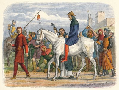 Thomas, hrabě z Lancaster, vedl k popravě, 1322 1864 od James William Edmund Doyle