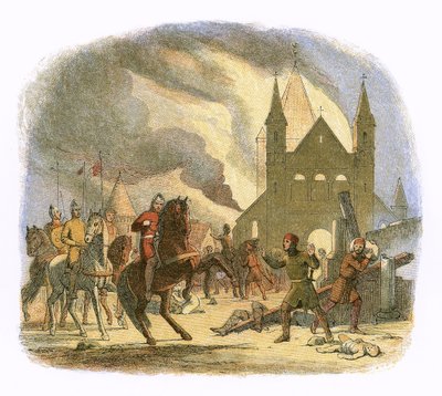 William I utrpěl smrtelné zranění v Mantes od James William Edmund Doyle
