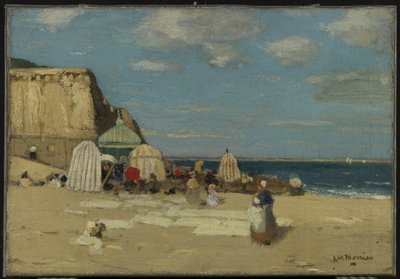Pláž, St. Malo, cca 1900 od James Wilson Morrice
