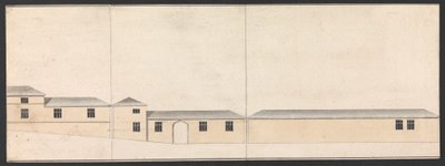 Cobham Hall, Kent: Elevace stájí od James Wyatt