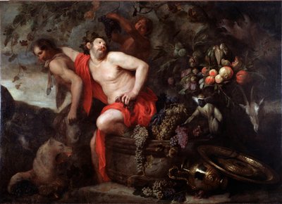 Sklizeň Silene (Harvest of Silenus) Malba Jana Roose (1591-1638) Rozměr 175x250 cm Genes, Musei di Strada Nuova (ex Palazzo Bianco) od Jan Roos