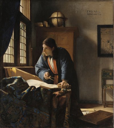 Zeměpisec od Jan (1632 75) Vermeer