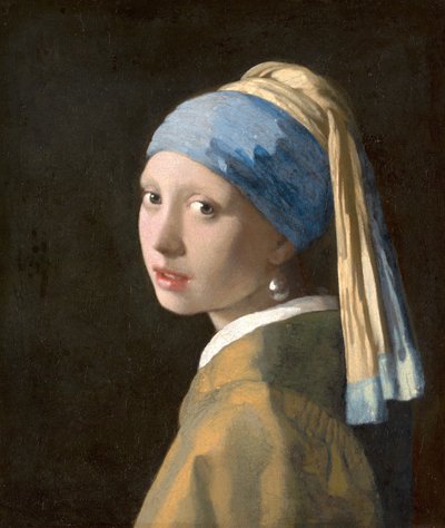 Dívka s perlovou náušnicí, cca 1665-6 (olej na plátně) od Johannes Vermeer
