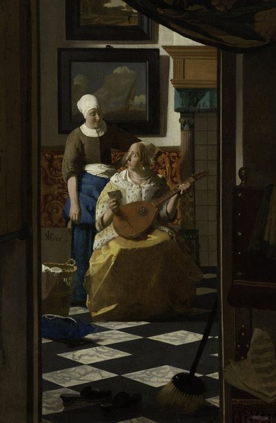 Milostný dopis, cca 1669-70 od Jan Vermeer van Delft