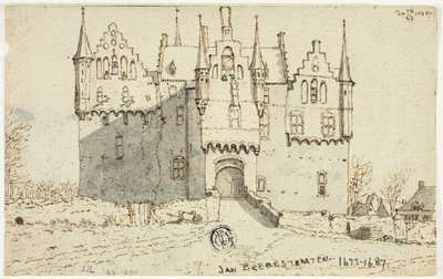 Hrad Gemear od Jan Abrahamsz. Beerstraaten