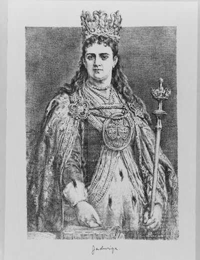 Polská královna Jadwiga, 19. století od Jan Alojzy Matejko