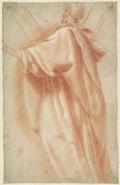 Stojící Saint Andrew, po celé délce, vlevo od Jan Anton Garemyn
