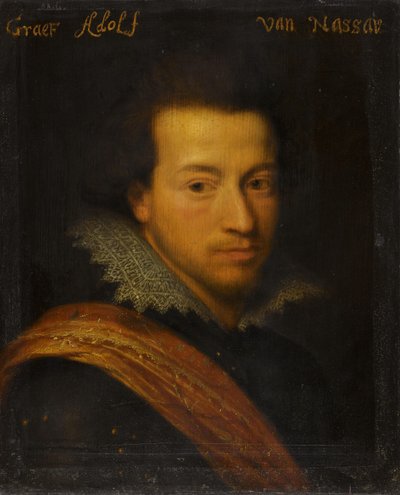 Portrét Adolfa, hraběte z Nassau-Siegen od Jan Antonisz van Ravesteyn (workshop of)