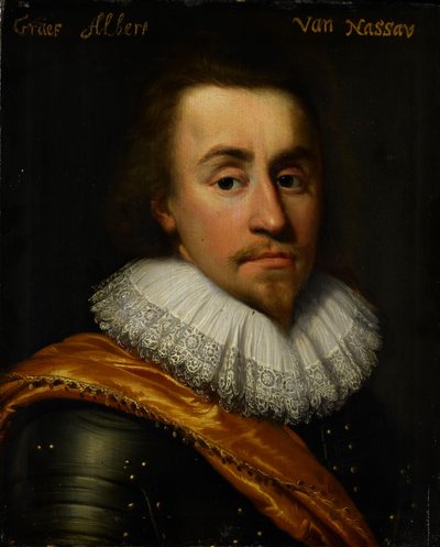 Portrét Alberta, hraběte z Nassau-Dillenburg od Jan Antonisz van Ravesteyn (workshop of)