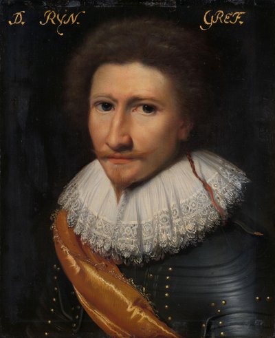 Portrét Johanna Conrada von Salm, Waldgrave a Rhinegrave van Dhaun od Jan Antonisz van Ravesteyn (workshop of)