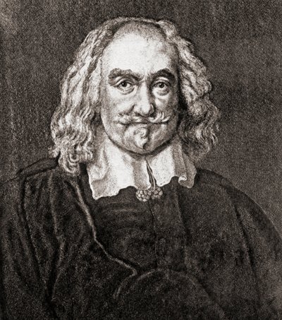 Thomas Hobbes z Malmesbury (rytina) od Jan Baptist (after) Jaspers